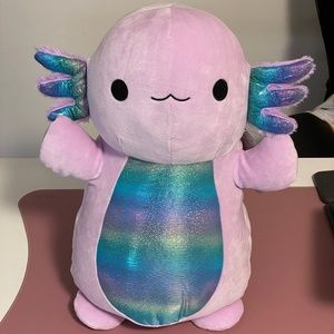 NEW 18” inch Monica Axolotl purple hug me squishmallows kellytoy squishmallow